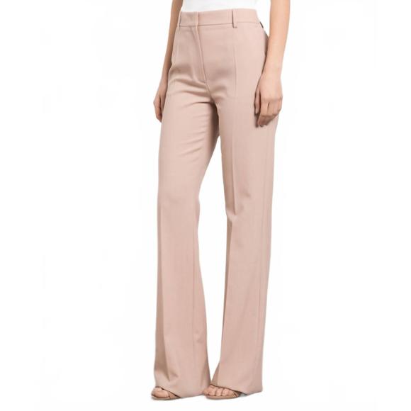 NEW VALENTINO wool pants in beige